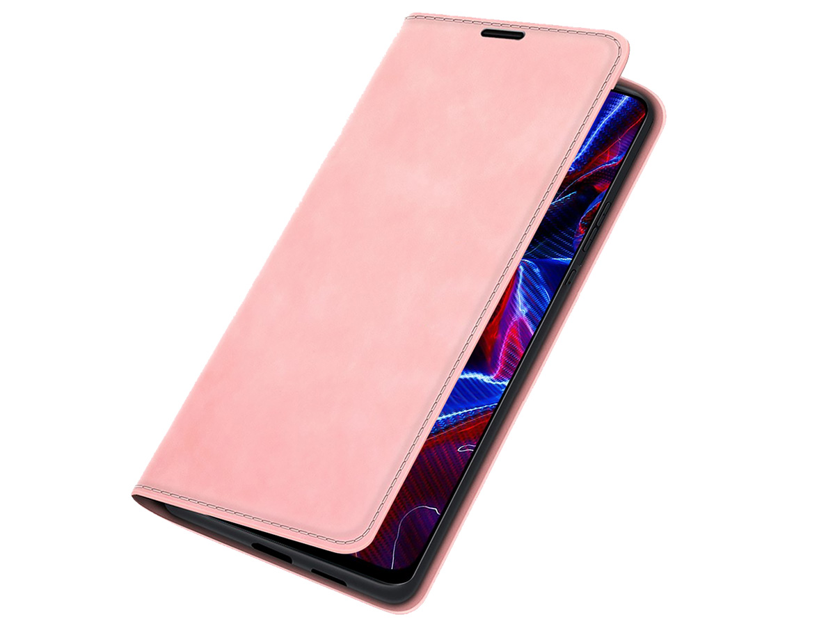 Just in Case Slim Wallet Case Roze - Xiaomi Poco X5 hoesje