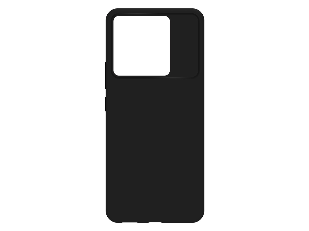 Just in Case TPU Case Zwart - Xiaomi Poco X6 hoesje