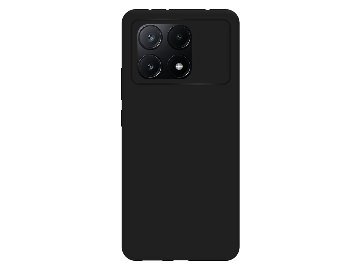 Just in Case TPU Case Zwart - Xiaomi Poco X6 Pro hoesje