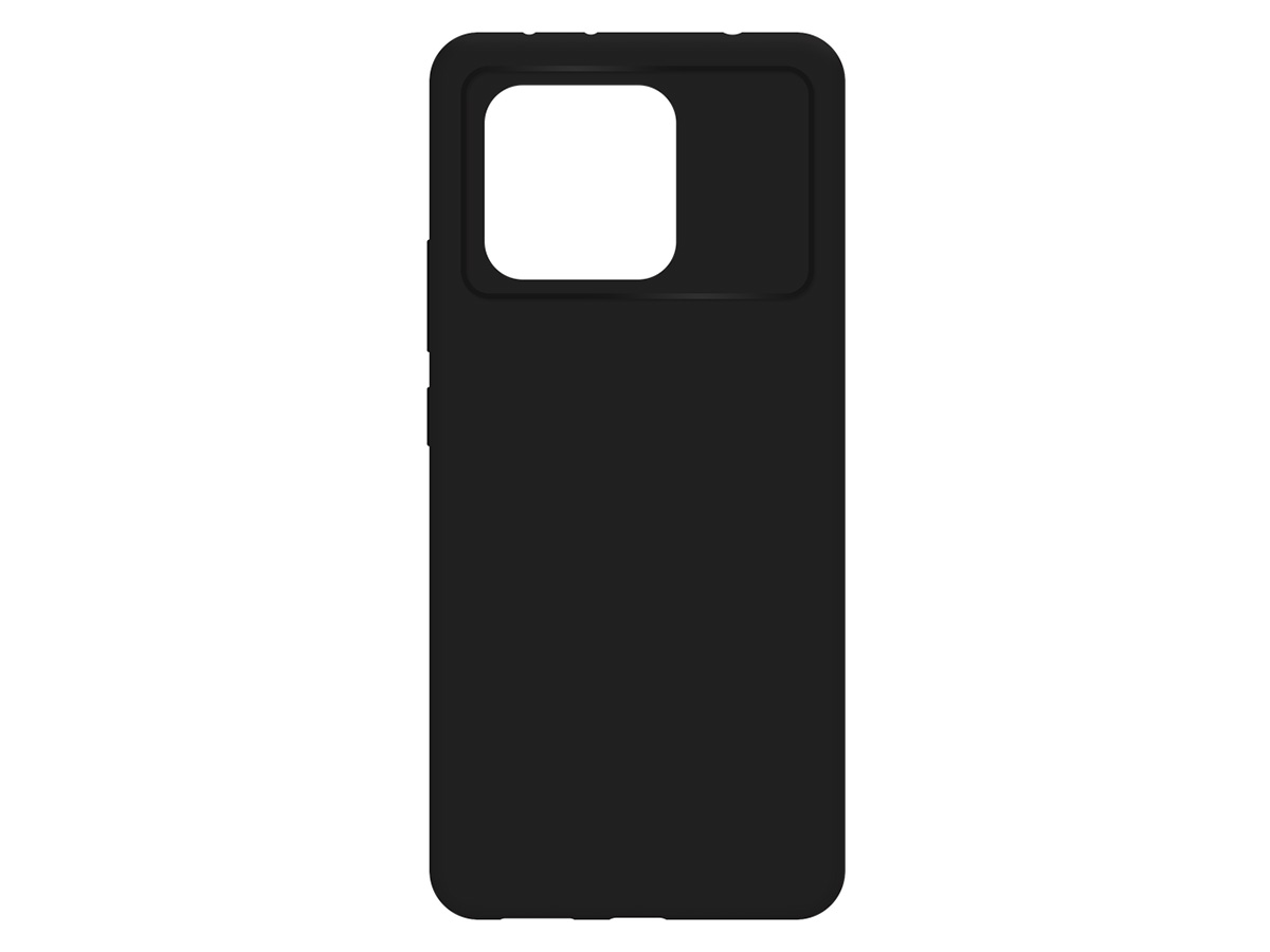 Just in Case TPU Case Zwart - Xiaomi Poco X6 Pro hoesje