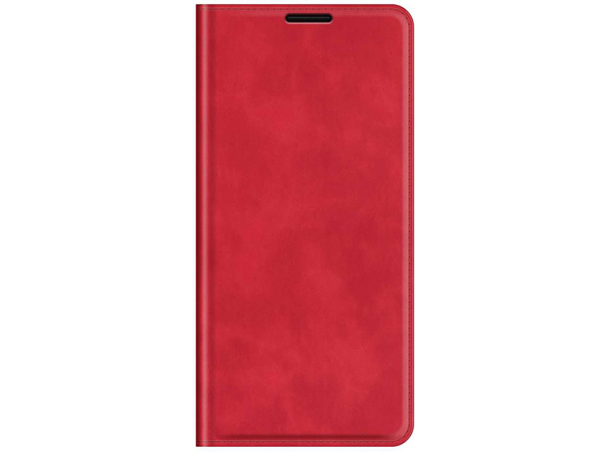 Just in Case Magnetic BookCase Rood - Xiaomi Redmi Note 10 5G hoesje