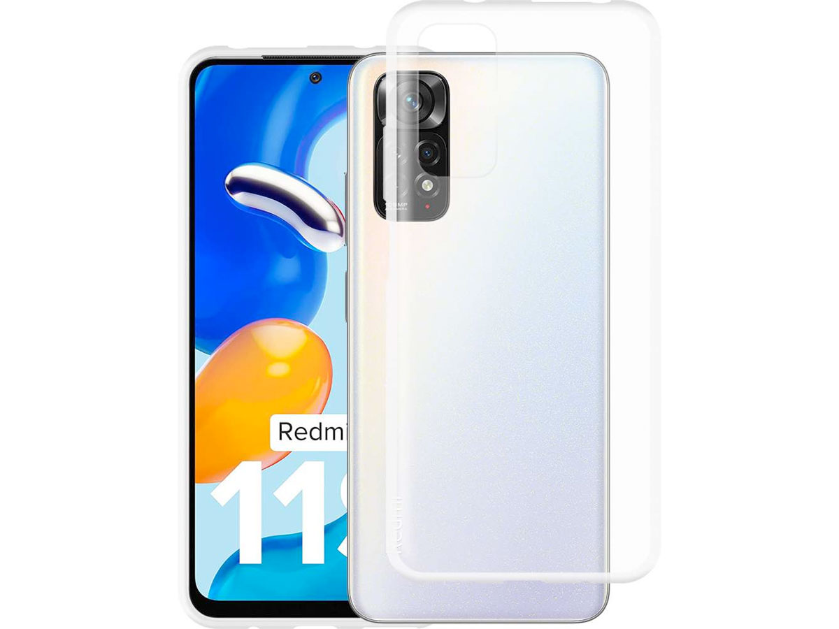 Just in Case Crystal Clear TPU Case - Xiaomi Redmi Note 11/11s hoesje