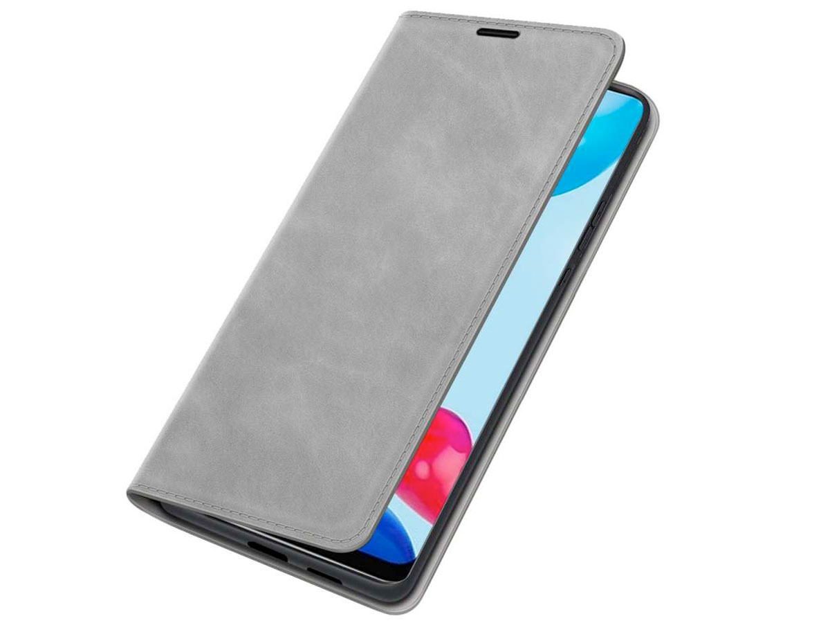 Just in Case Slim Wallet Case Grijs - Xiaomi Redmi Note 11/11s hoesje