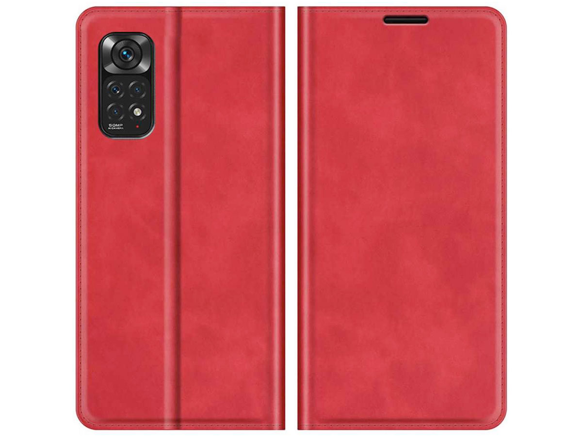 Just in Case Slim Wallet Case Rood - Xiaomi Redmi Note 11/11s hoesje