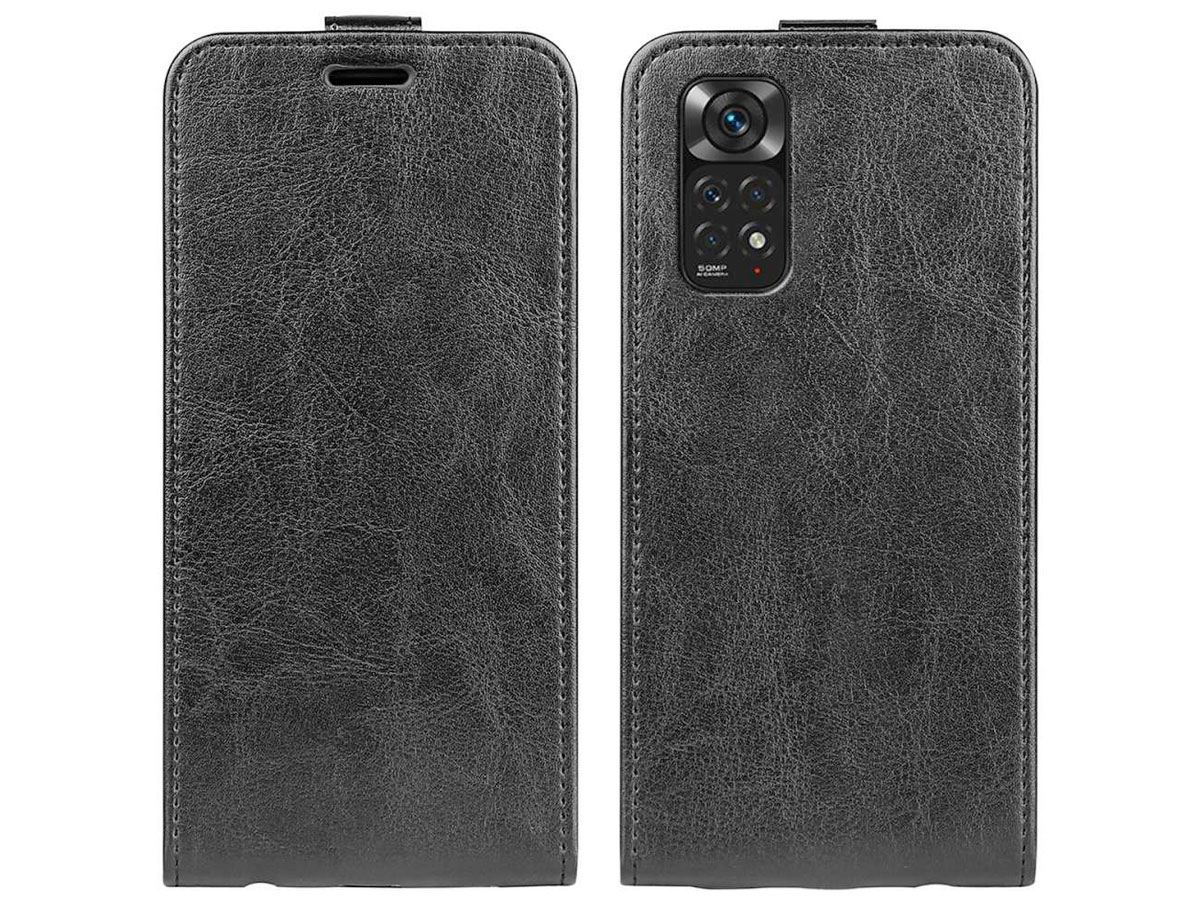 Just in Case Flip Case Zwart - Xiaomi Redmi Note 11/11s hoesje