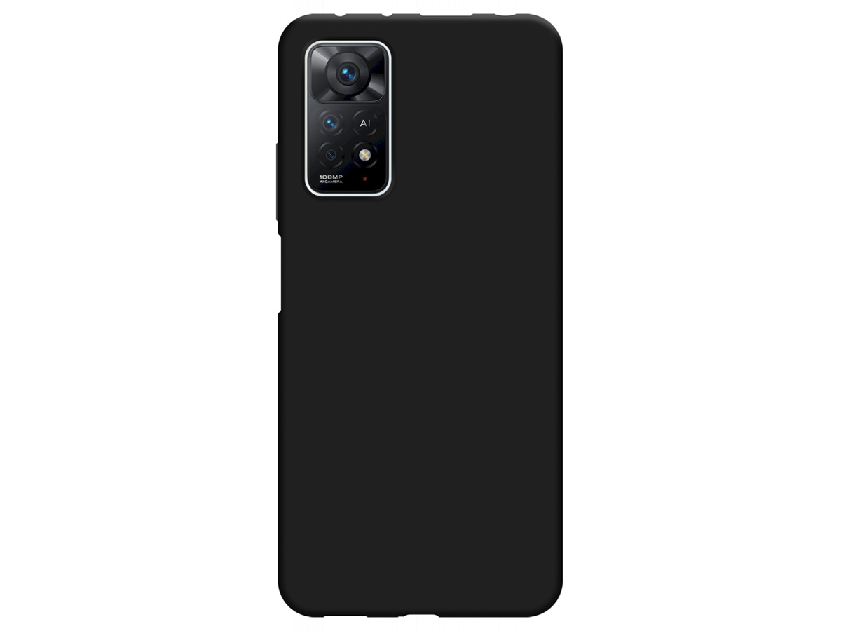 Just in Case Black TPU Case - Xiaomi Redmi Note 11 Pro hoesje