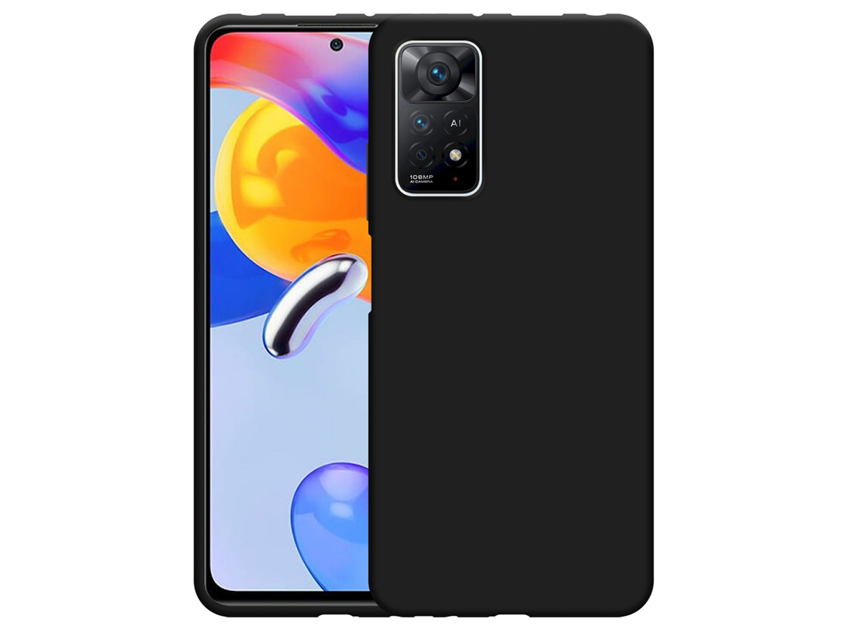 Just in Case Black TPU Case - Xiaomi Redmi Note 11 Pro hoesje