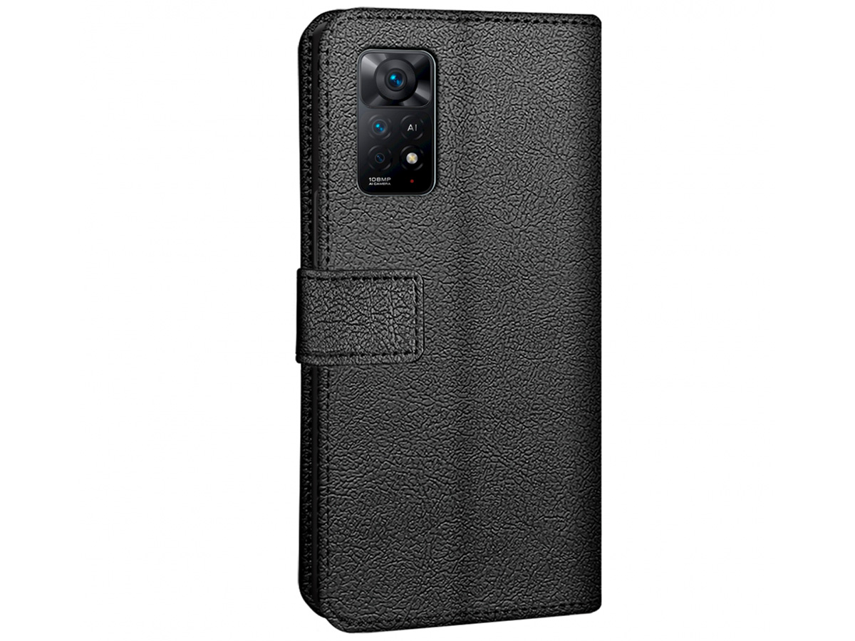 Just in Case Wallet Case Zwart - Xiaomi Redmi Note 11 Pro hoesje
