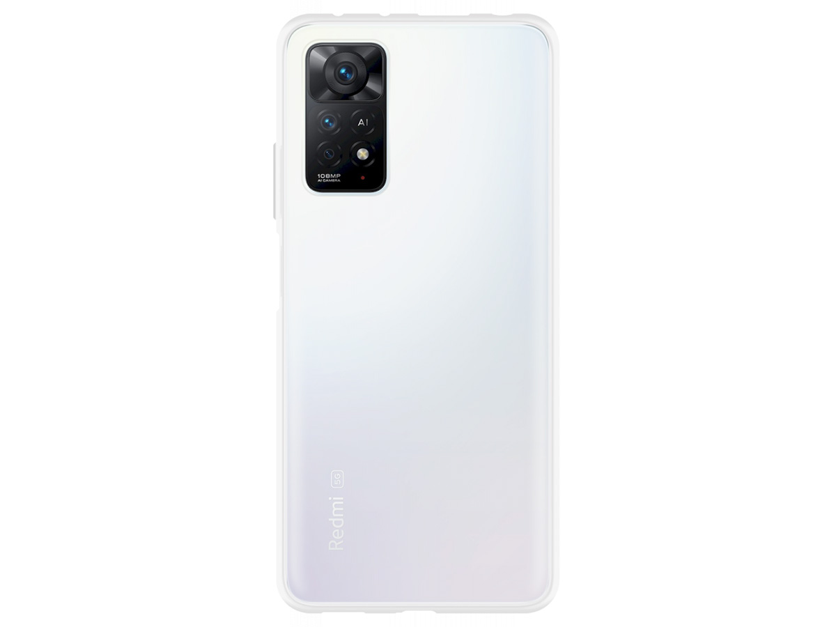 Just in Case Crystal Clear TPU Case - Xiaomi Redmi Note 11 Pro hoesje