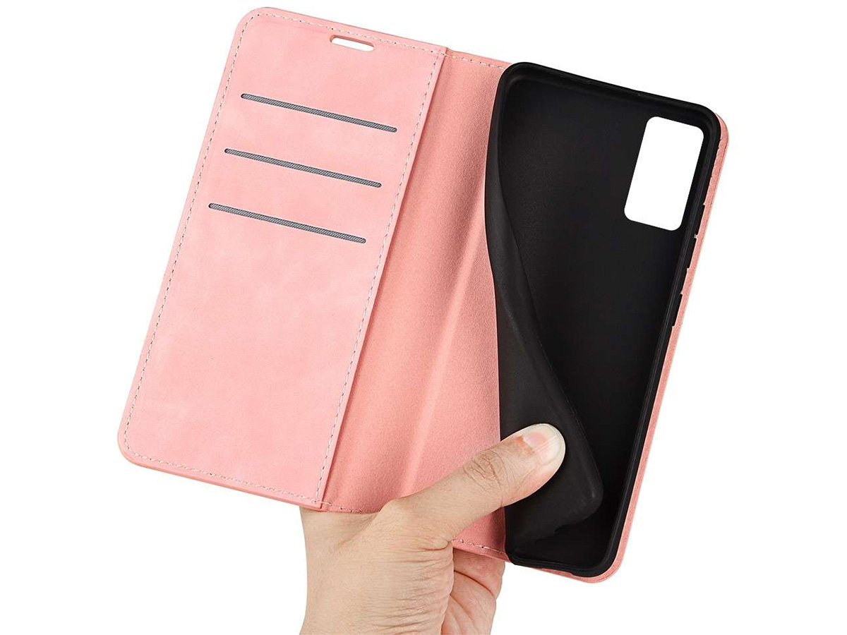Just in Case Slim Wallet Case Roze - Xiaomi Redmi Note 11 Pro hoesje