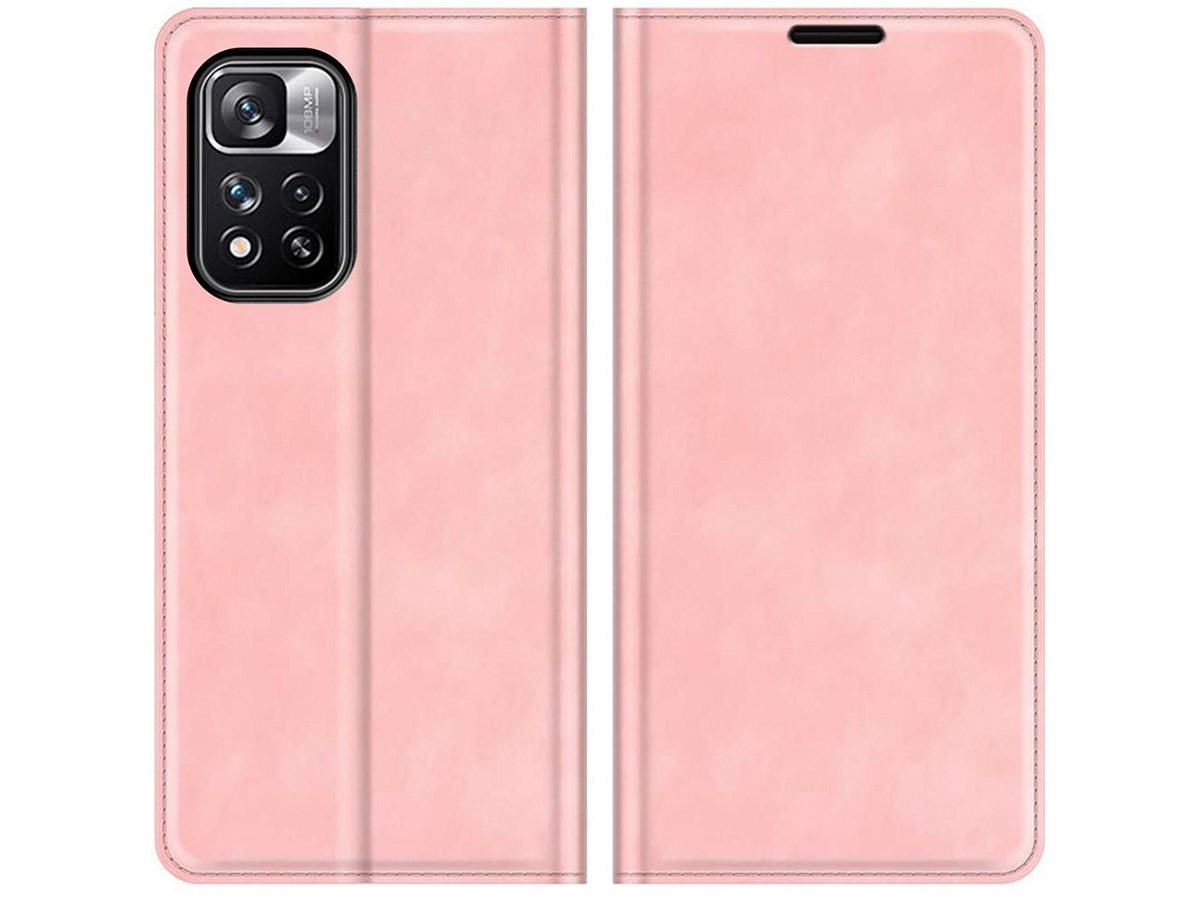 Just in Case Slim Wallet Case Roze - Xiaomi Redmi Note 11 Pro+ hoesje