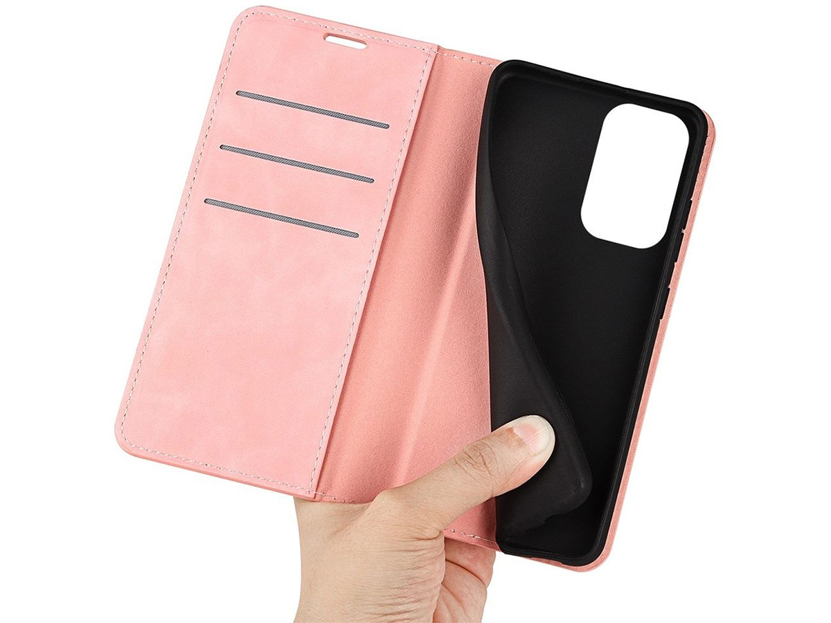 Just in Case Slim Wallet Case Roze - Xiaomi Redmi Note 11 Pro+ hoesje