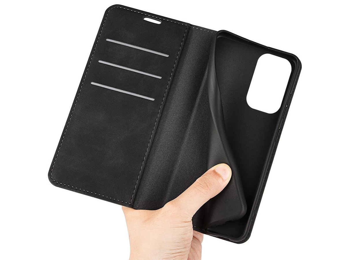 Just in Case Slim Wallet Case Zwart - Xiaomi Redmi Note 11 Pro+ hoesje
