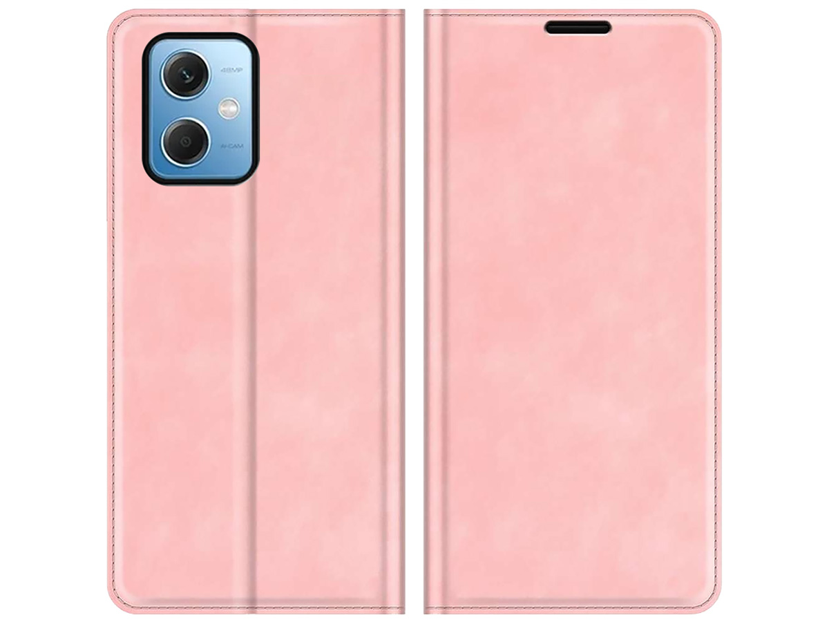 Just in Case Slim Wallet Case Roze - Xiaomi Redmi Note 12 5G hoesje