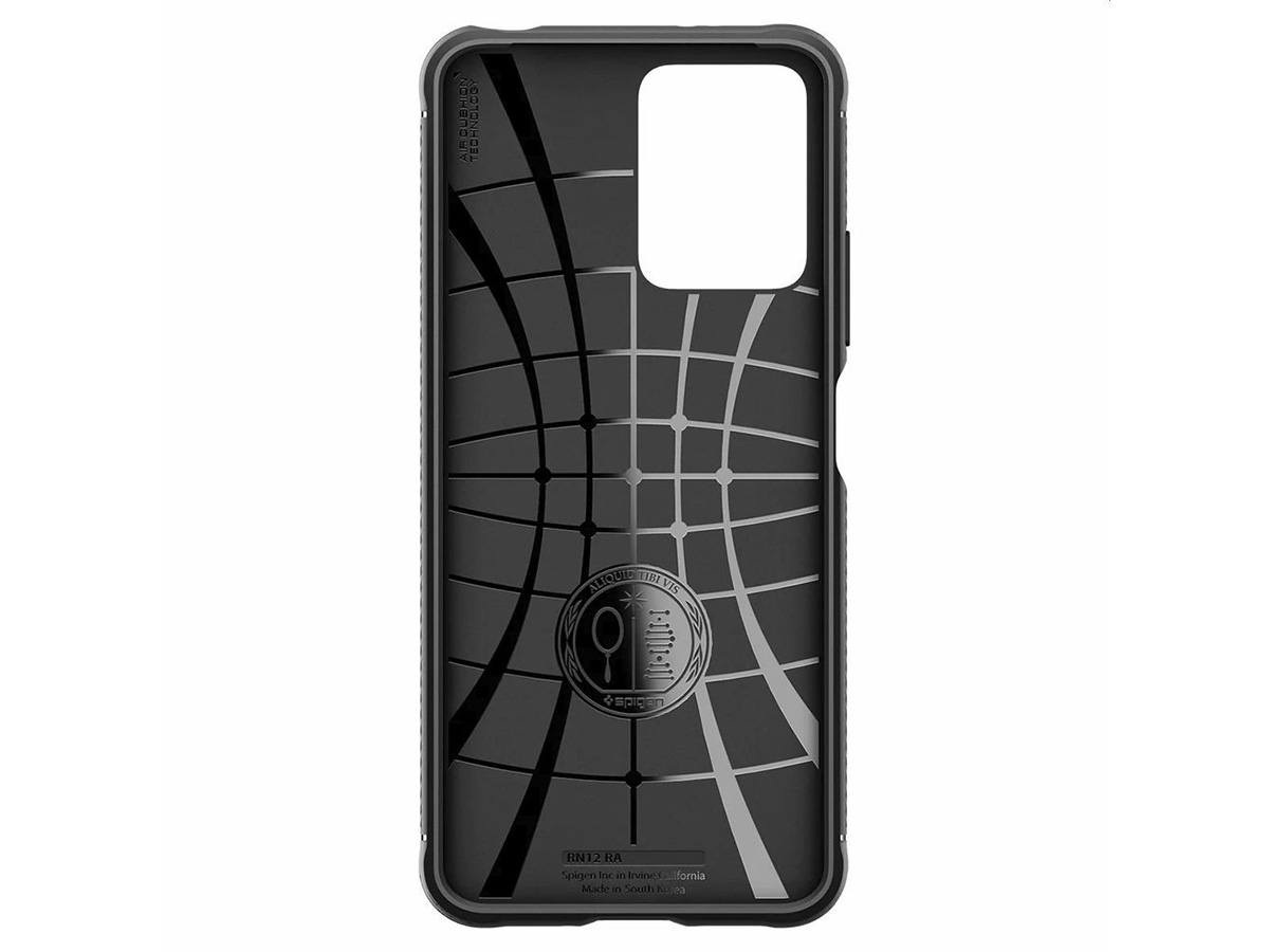 Spigen Rugged Armor Case Zwart - Xiaomi Redmi Note 12 5G Hoesje