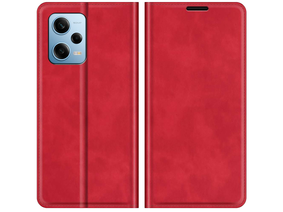 Just in Case Slim Wallet Case Rood - Xiaomi Redmi Note 12 Pro 5G hoesje