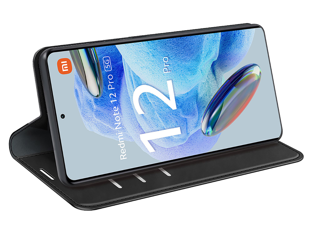 Just in Case Slim Wallet Case Zwart - Xiaomi Redmi Note 12 Pro 5G hoesje