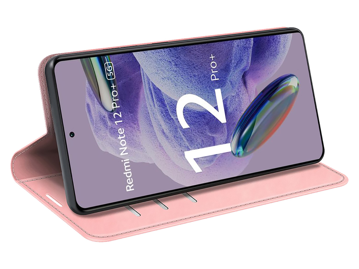 Just in Case Slim Wallet Case Roze - Xiaomi Redmi Note 12 Pro+ 5G hoesje