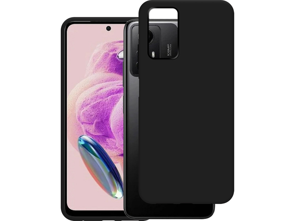 Just in Case TPU Case Zwart - Xiaomi Redmi Note 12S hoesje