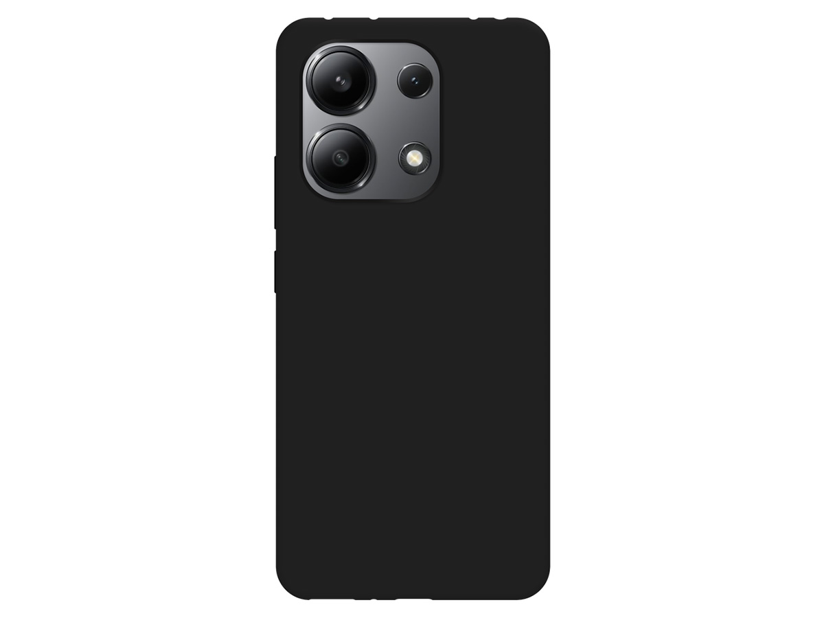 Just in Case TPU Case Zwart - Xiaomi Redmi Note 13 4G hoesje