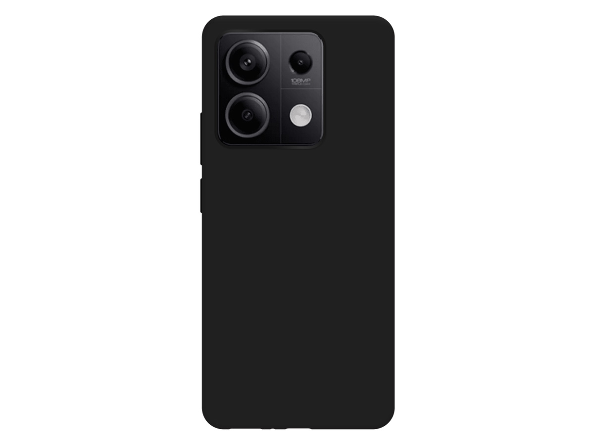 Just in Case TPU Case Zwart - Xiaomi Redmi Note 13 5G hoesje