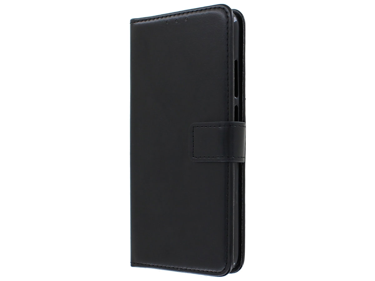 Book Case Wallet Mapje Zwart - Xiaomi Redmi Note 8 hoesje
