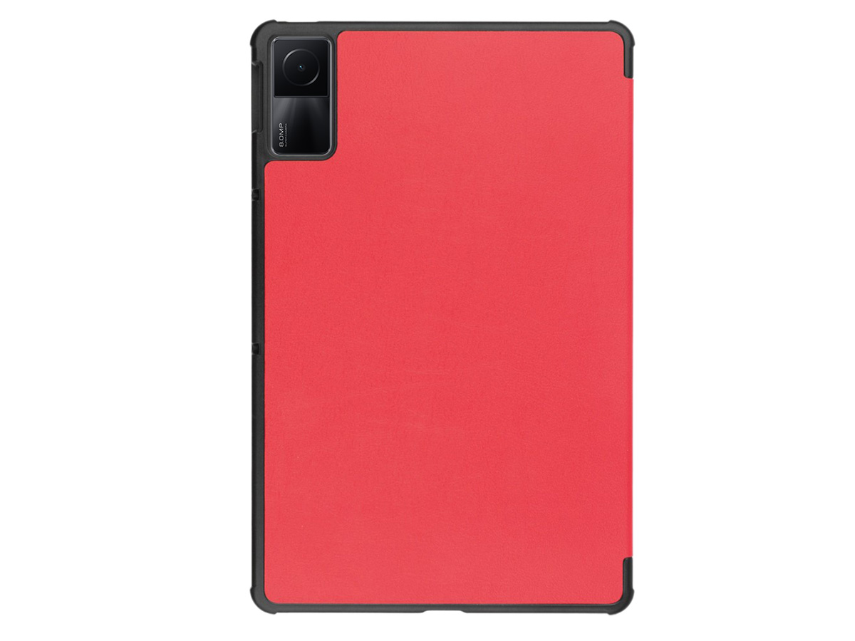 Smart Slimfit Stand Folio Case Rood - Xiaomi Redmi Pad Hoesje