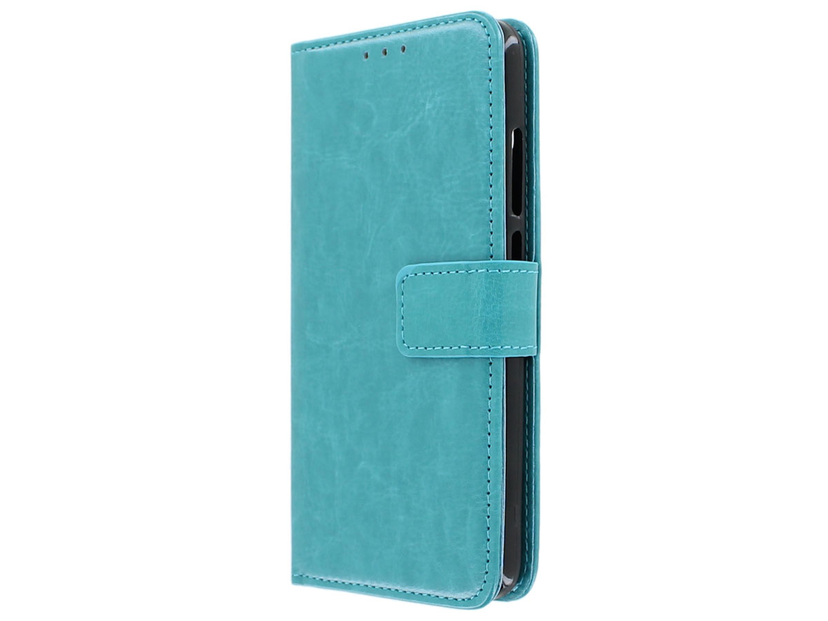 ritme Doorlaatbaarheid Doorbraak Bookcase Wallet Turquoise | Xiaomi Mi A2 hoesje