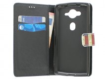 Vintage USA Flag Book Case Hoesje voor Acer Liquid E3