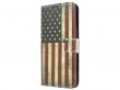 Vintage USA Flag Book Case Hoesje voor Acer Liquid Jade Z
