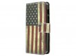 Vintage USA Flag Book Case Hoesje voor Acer Liquid Z200