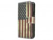 Vintage USA Flag Book Case Hoesje voor Acer Liquid Z410