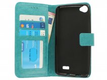 Wallet Bookcase Turquoise - Acer Liquid Z6E hoesje