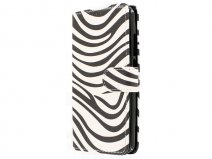 Zebra print Bookcase - Acer Liquid Zest hoesje