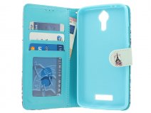 Retro Paris Bookcase - Acer Liquid Zest Plus hoesje