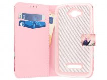 Butterfly Book Case - Alcatel One Touch Pop C7 Hoesje