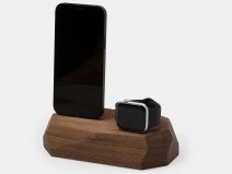 Oakywood Combo Dock Walnut - Houten Lightning/Watch Dock