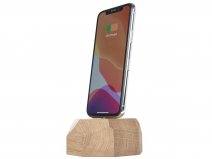 Oakywood iPhone Dock Eiken - Houten Lightning Dock