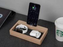 Oakywood Dock Organizer Oak - Houten Catchall met Lightning Dock