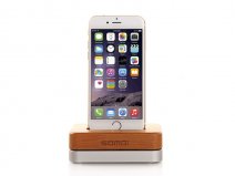 Lightning Dock van Aluminium en Hout voor iPhone en iPod