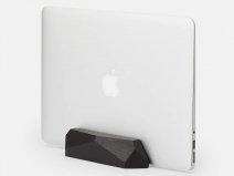 Oakywood Vertical Laptop Dock Black - Houten MacBook Standaard