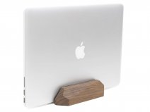 Oakywood Vertical Laptop Stand Walnut - Houten MacBook Standaard