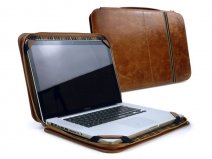 Alston Craig Vintage Leather Briefcase - voor MacBook Air / Pro Retina