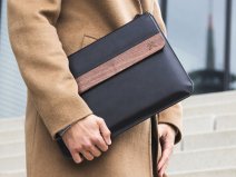 Woodcessories EcoPouch Leer & Hout - MacBook Sleeve 13