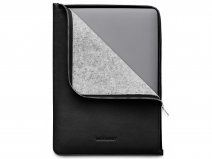 Woolnut Leather Folio Zwart - MacBook Pro 14