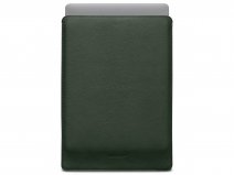 Woolnut Leather Sleeve Groen - MacBook Air 15