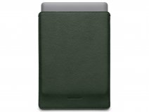 Woolnut Leather Sleeve Groen - MacBook Air/Pro 13