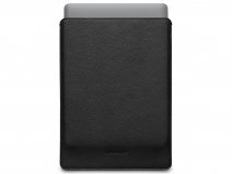 Woolnut Leather Sleeve Zwart - MacBook Air/Pro 13