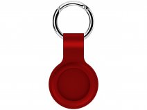 Sdesign Silicone AirTag Case Sleutelhanger Hoesje - Rood