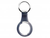 Sdesign TPU AirTag Case Sleutelhanger Hoesje - Transparant Grijs
